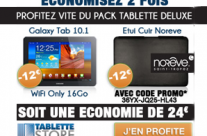 TABLETTE STORE : 24 euros d’économie sur le pack tablette Deluxe avec la Samsung Galaxy Tab 10.1